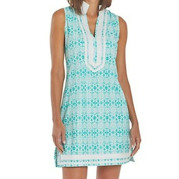 Cabana Life Mini Dress NWT Sleeveless Shift UPF 50+ Sunshine Shores XS - Picture 1 of 10